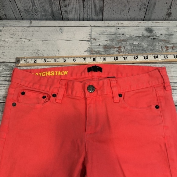 J.Crew Coral Pink Matchstick Jeans 27 - Picture 7 of 11